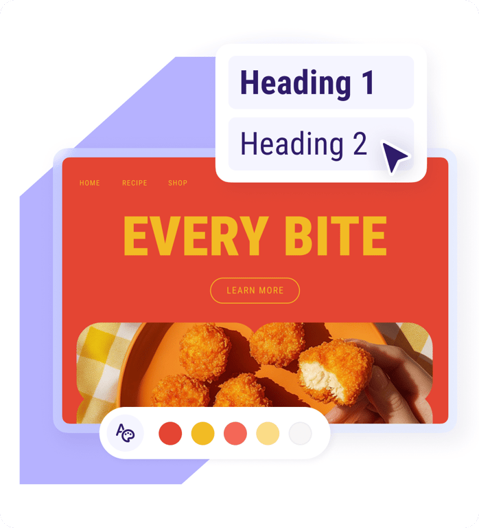 2. Personaliza tu web