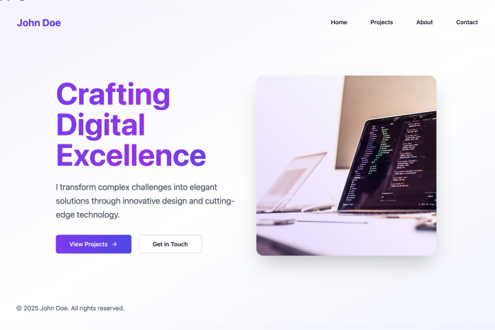 Portfolio website