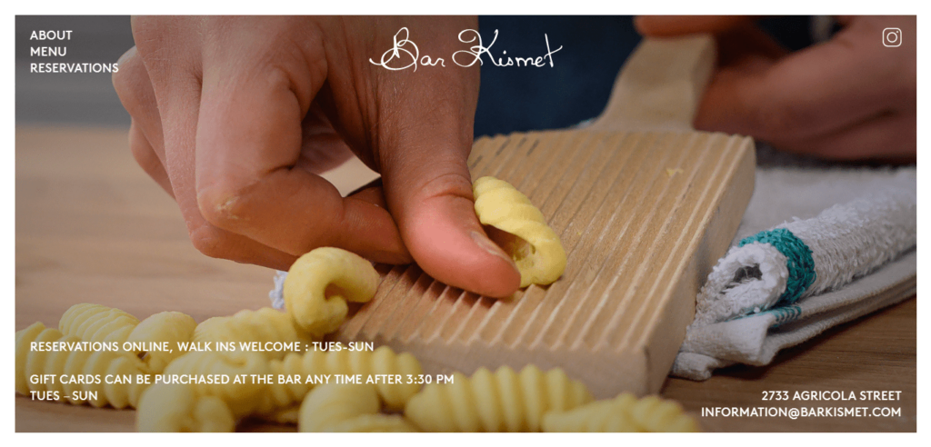 Website Bar Kismet