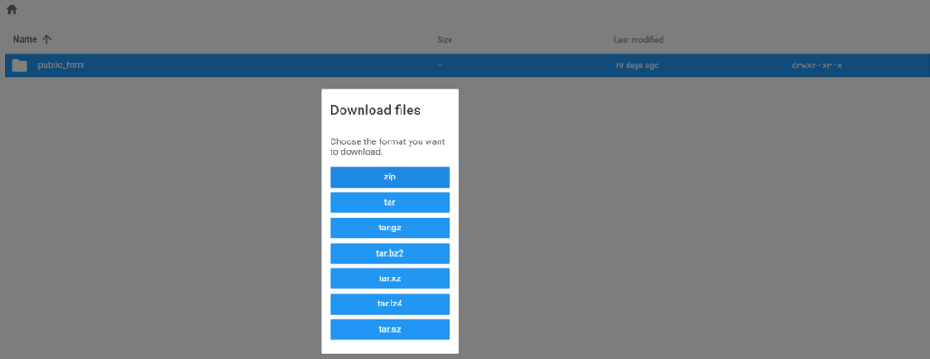Bestanden van website dowloaden.
