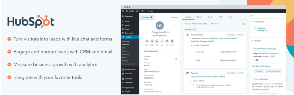 HubSpot CRM