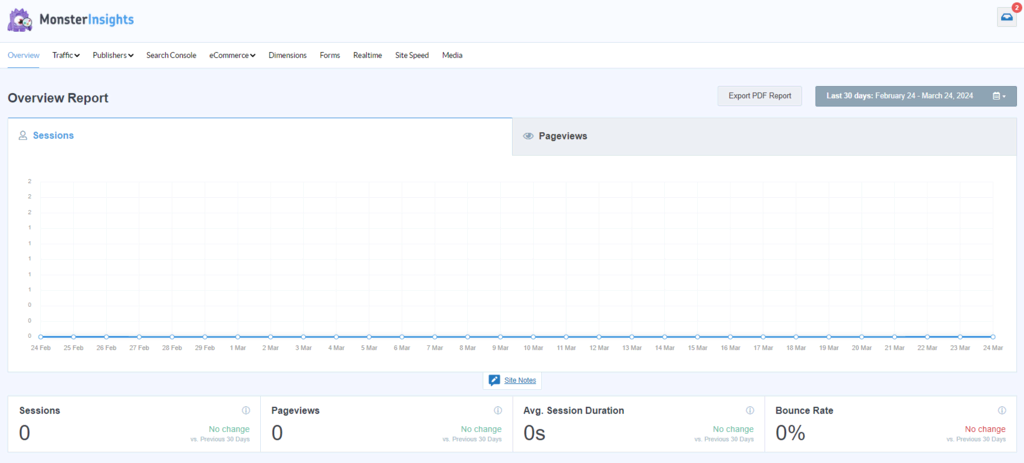 MonsterInsights plug-in
