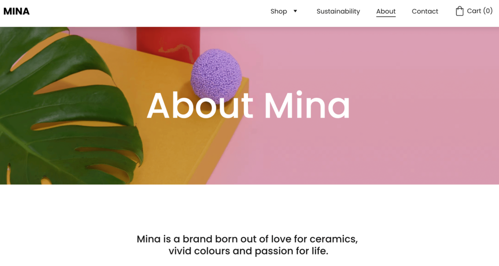Mina Over Mij pagina