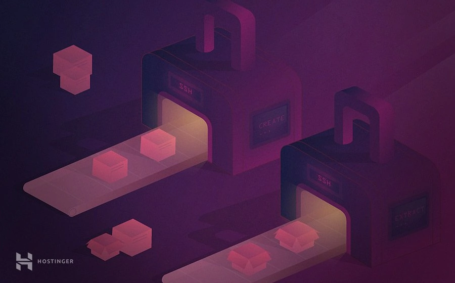 SSH compression: how to zip and unzip via SSH