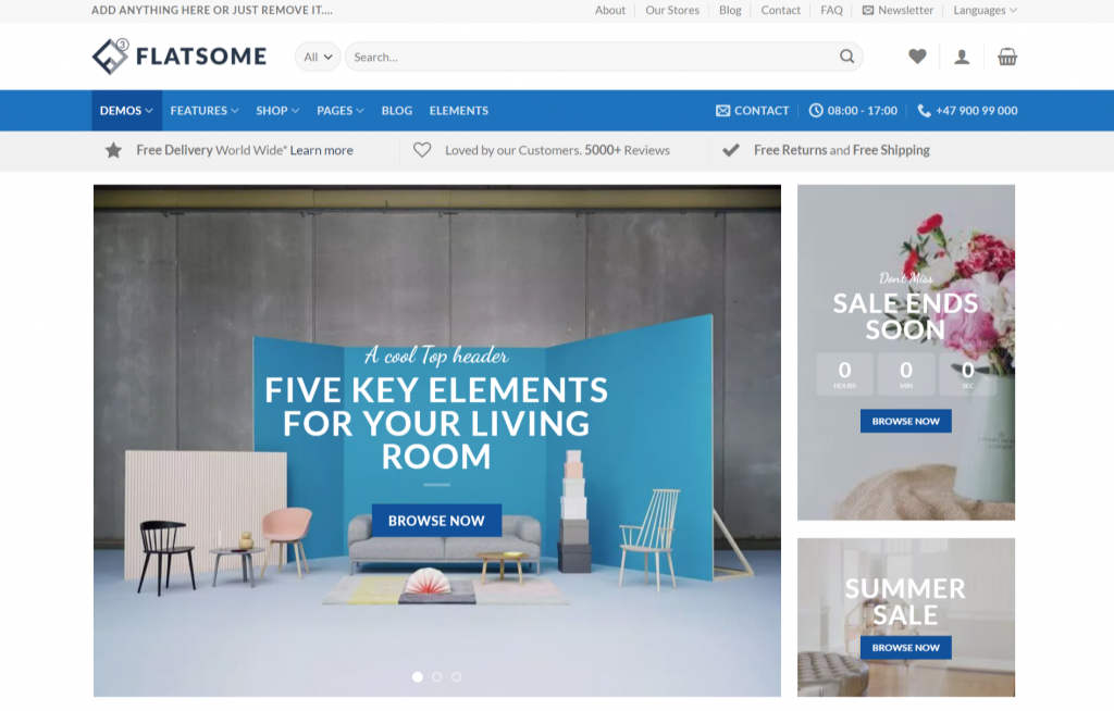 Flatsome Thème WordPress d'e-commerce