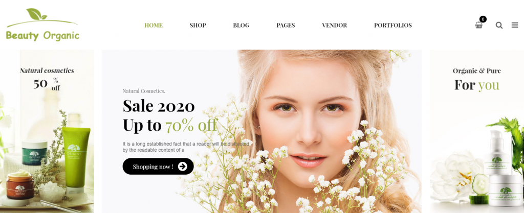 Thème WordPress d'e-commerce Ordo