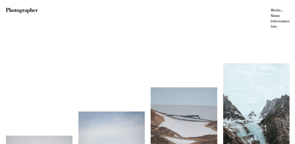 Thème WordPress Art pour photographe