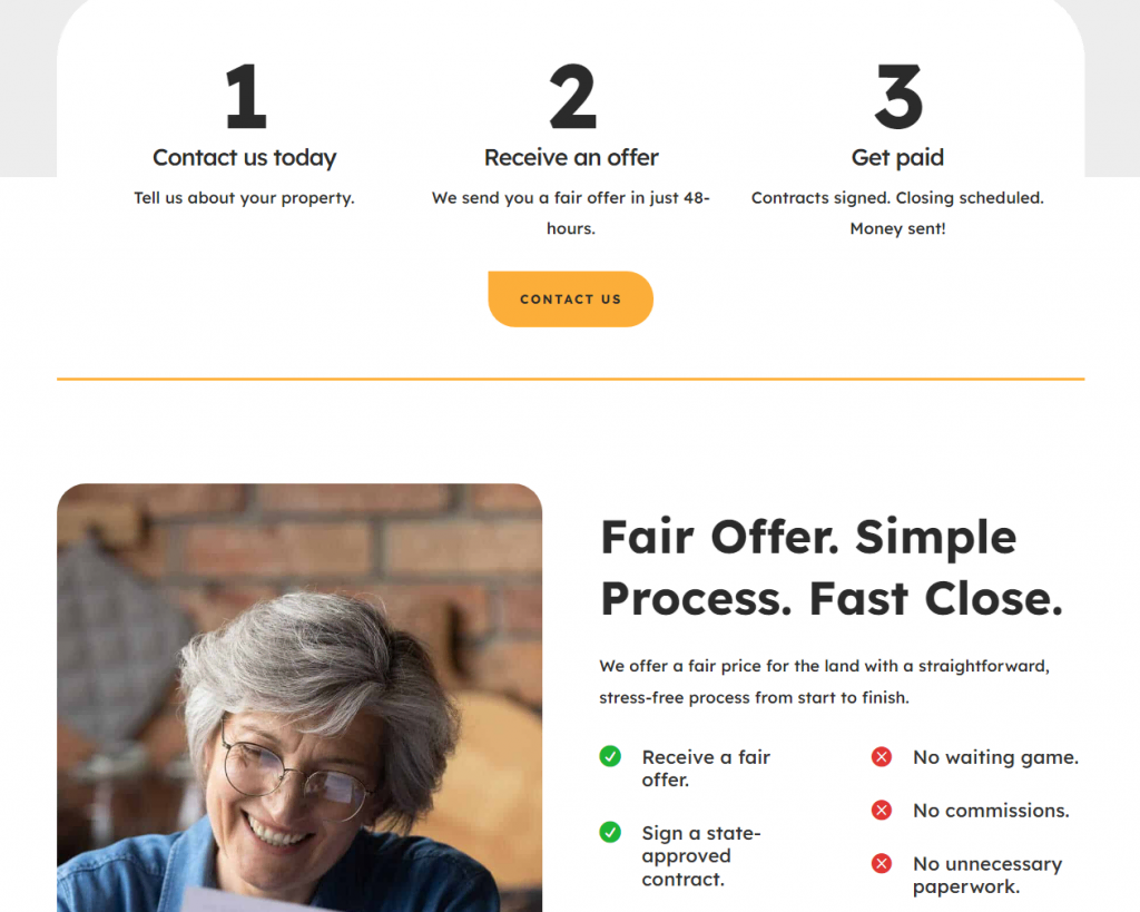 exemples-de-sites-storybrand Dow Land utilise le framework StoryBrand pour faire une offre