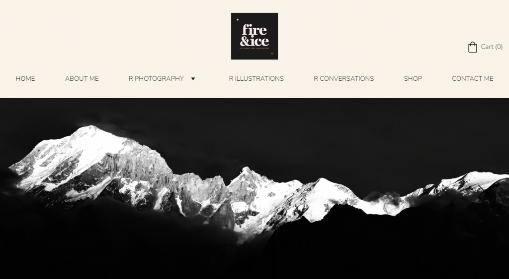 Página de inicio de Fire and Ice